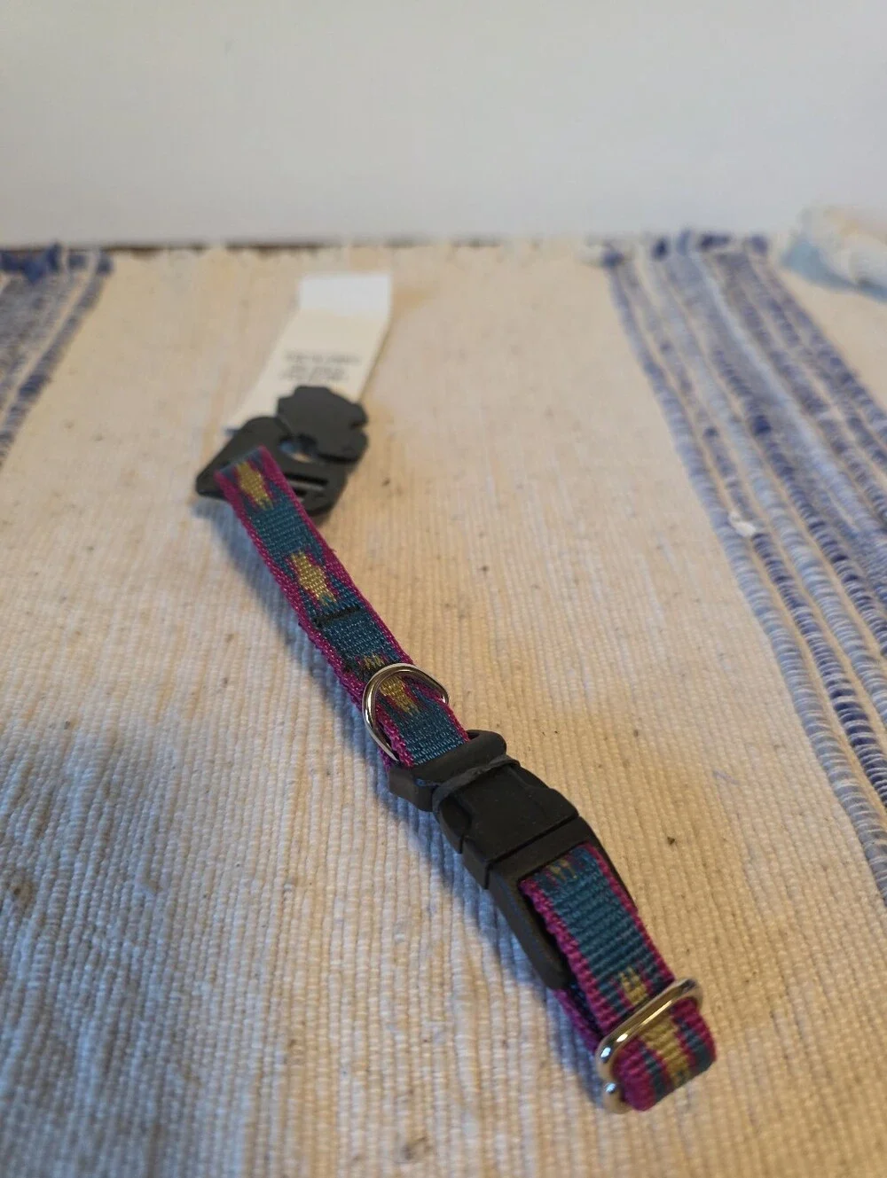Lupine Teal/Magenta Dog Collar